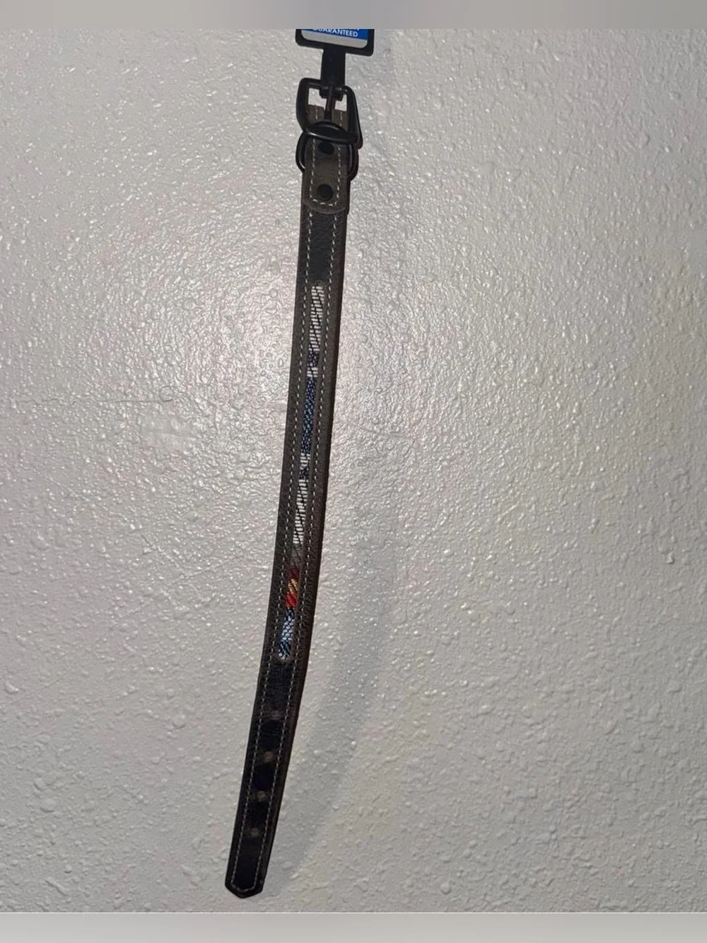 Weavers Leather Gray Dog Leash - 15
